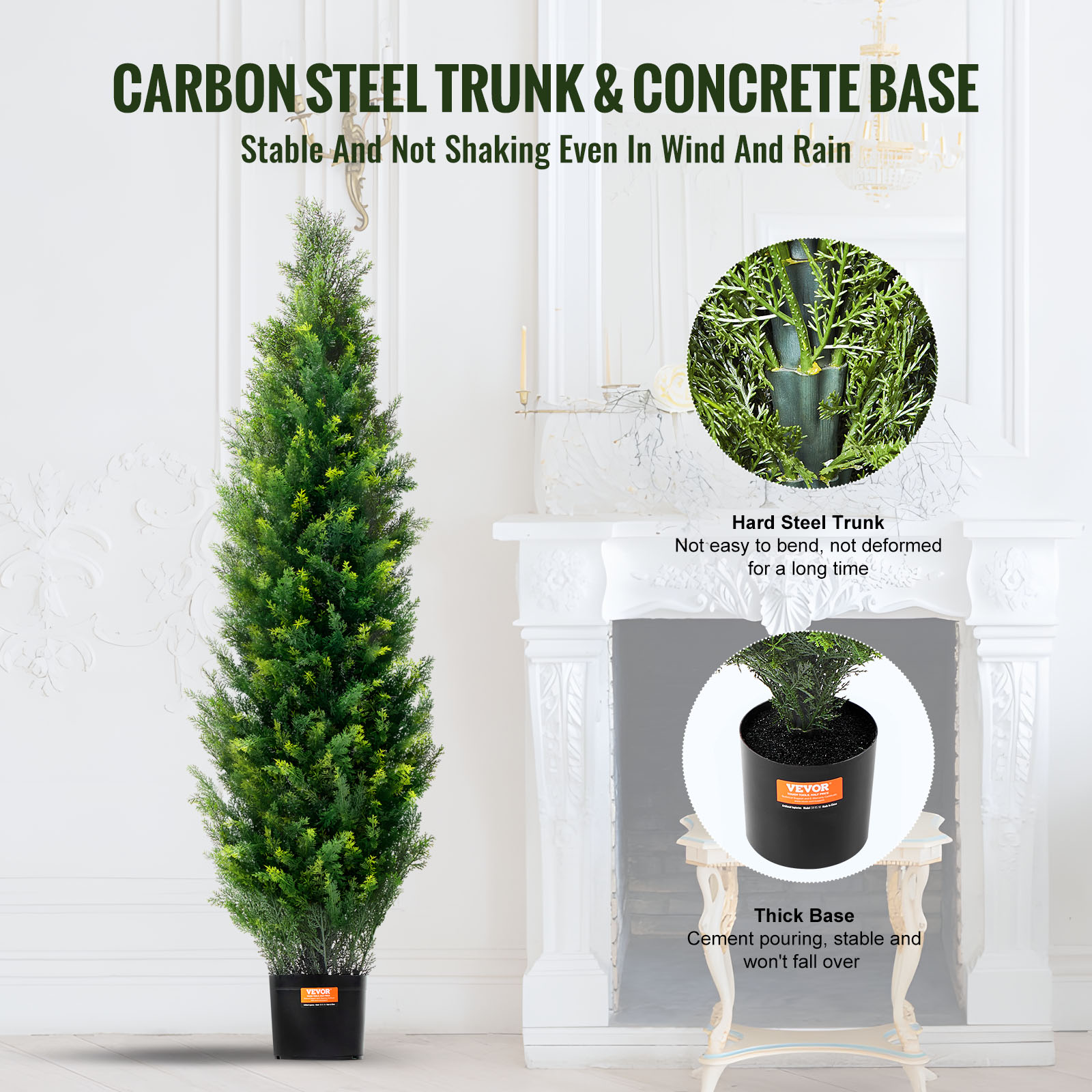 SucceBuy Artificial Cedar Topi - Dracaena Marginata 评论和价格