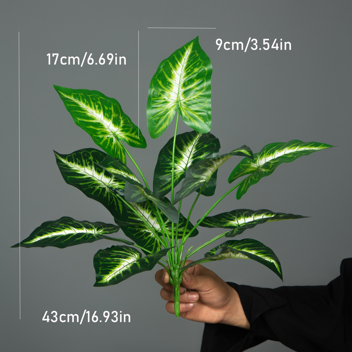 Artificial Plants Green Palm L - Monstera Adansonii 评论和价格